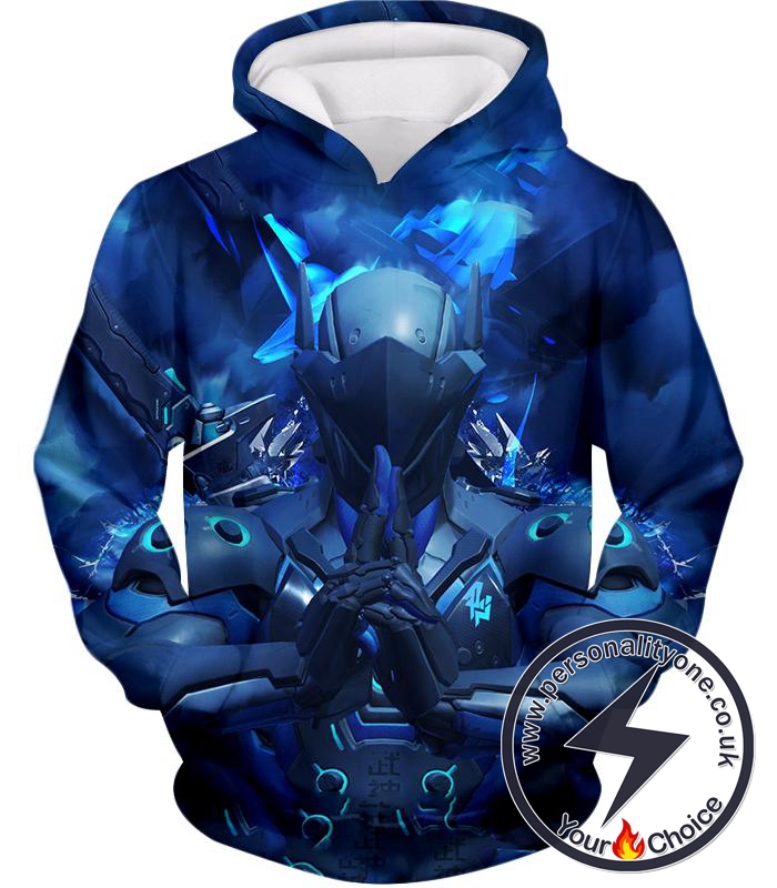 Overwatch Coolest Fighter Cyborg Genji Hoodie