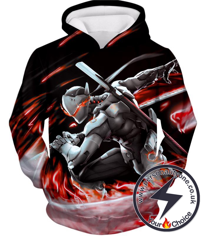 Overwatch Super Cool Cyborg Ninja Genji Hoodie