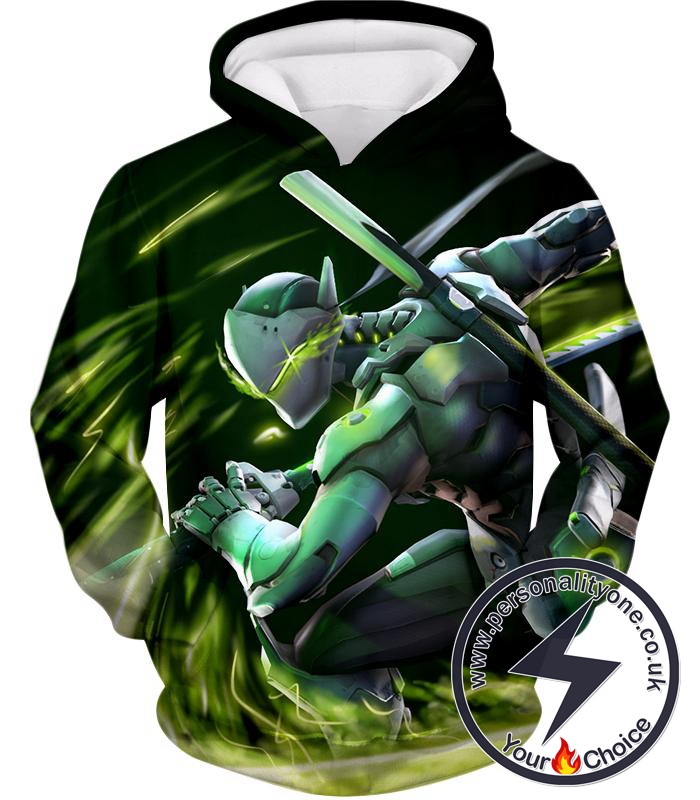 Overwatch Supercool Ninja Cyborg Genji Hoodie