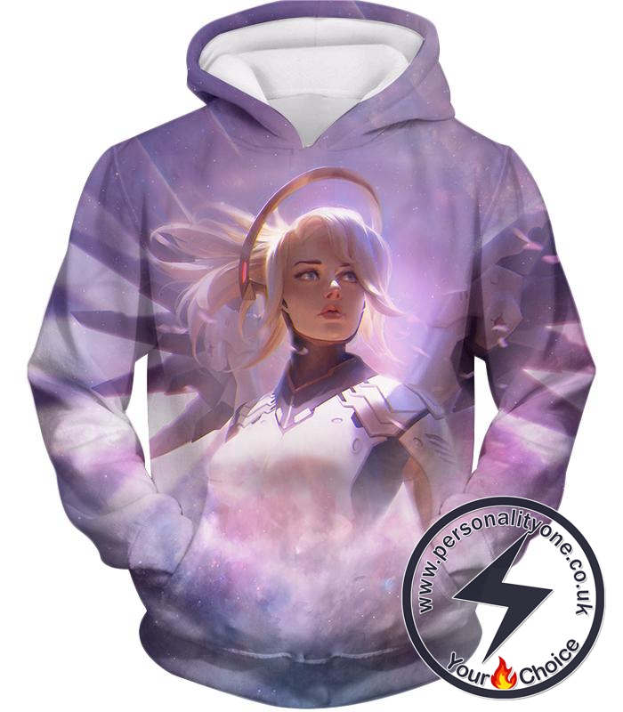 Overwatch Team Support Healer Mercy Hoodie