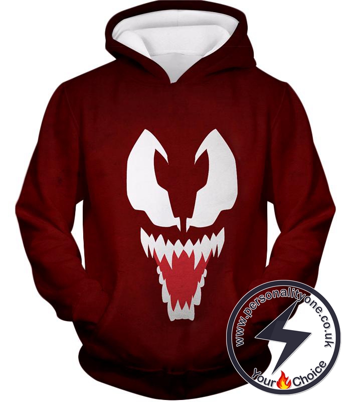 Red Scary Venom Hoodie