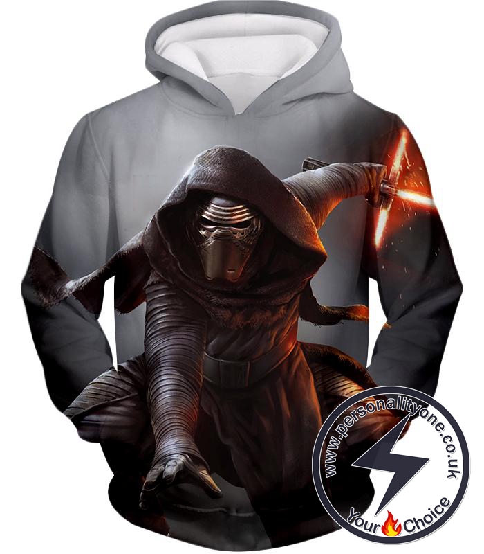 Star Wars Amazing Star Wars Action Villain Kylo Ren Cool Black Hoodie