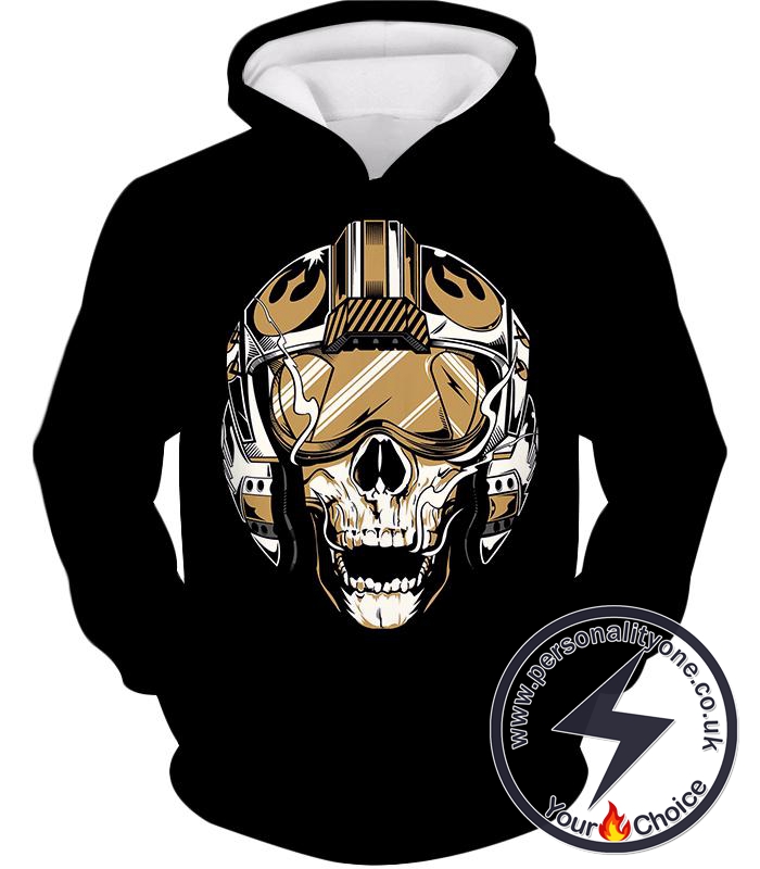 Star Wars Cool Star Wars Rebel Dead Pilot Helmets Black Hoodie