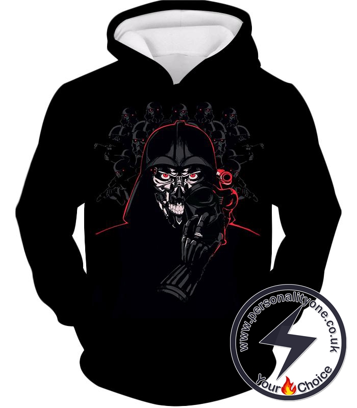 Star Wars Darth Vader the Deadly Sith Lord Awesome Animation Cool Black Hoodie