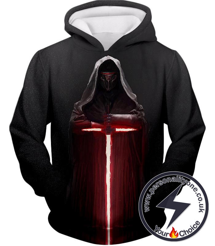 Star Wars Extremely Powerful Sith Lord Kylo Jen Cool Black Hoodie