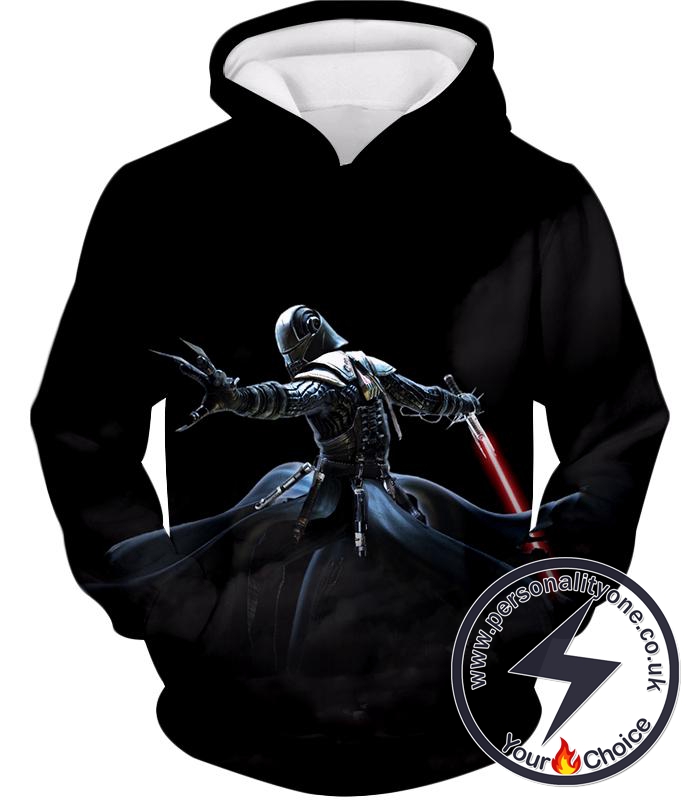 Star Wars Sith Lord Darth Starkiller Cool Action Black Hoodie