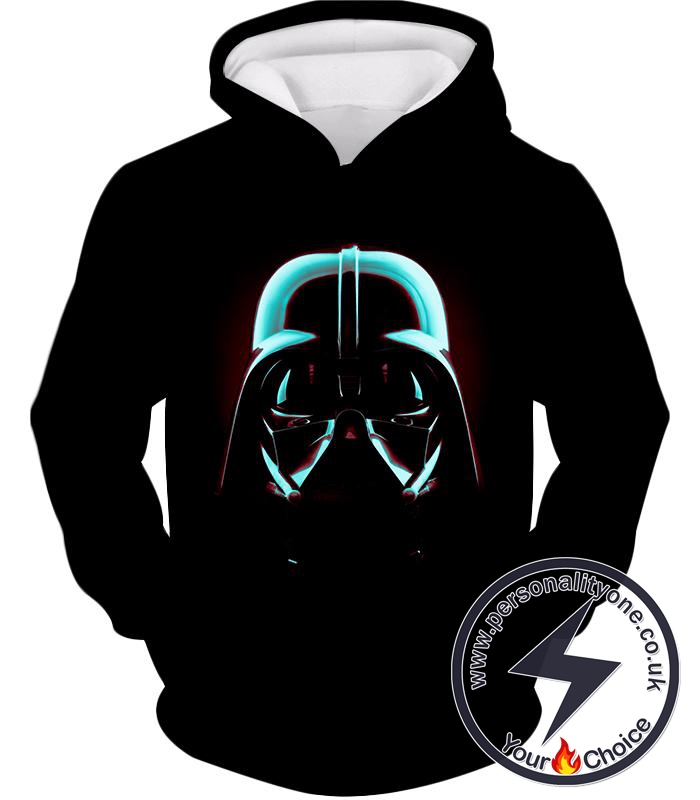 Star Wars Super Cool Sith Lord Darth Vader Mask Promo Black Hoodie