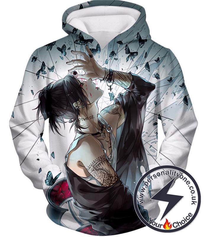 Tokyo Ghoul Awesome Ghoul No Face Uta Cool Anime Print Hoodie