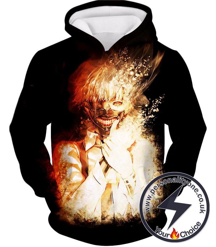 Tokyo Ghoul Ken Kaneki Awesome Ghoul Black Hoodie