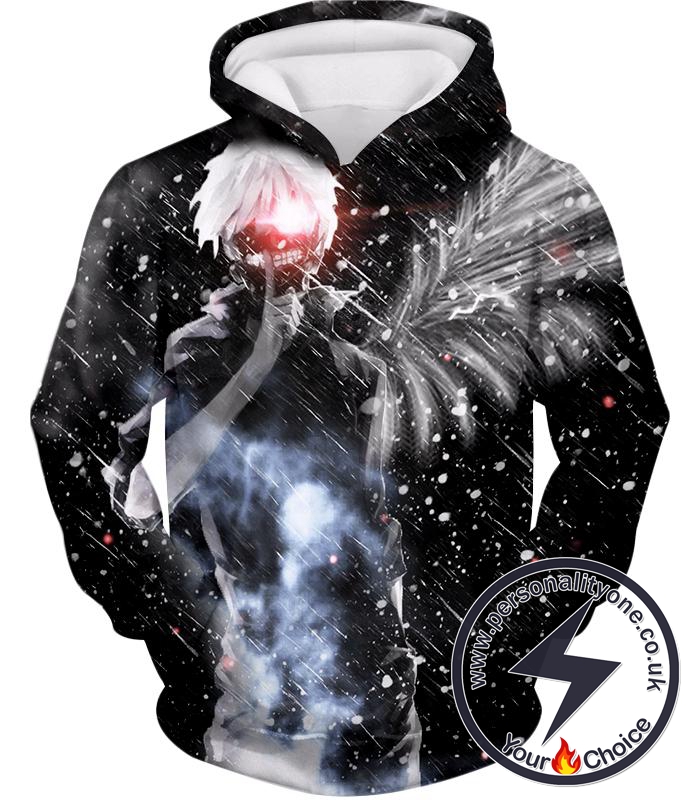 Tokyo Ghoul Ken Kaneki Super Cool Blizzard Patterned Hoodie