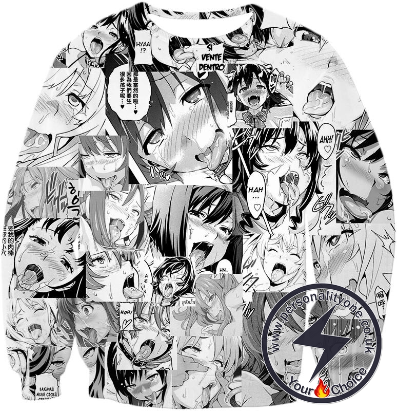 ahegao sweatshirt