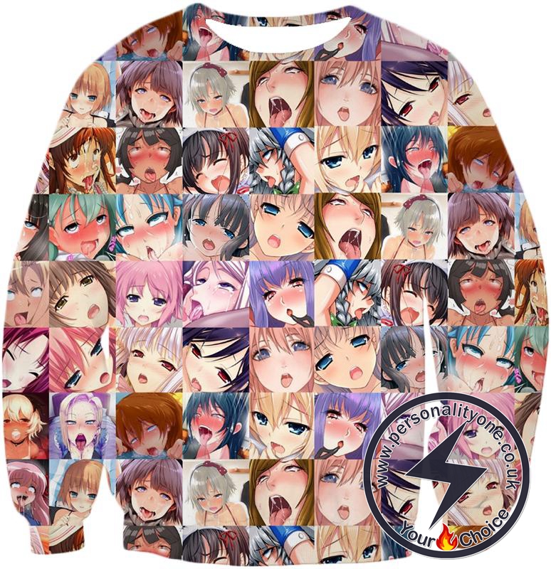 color ahegao hoodie