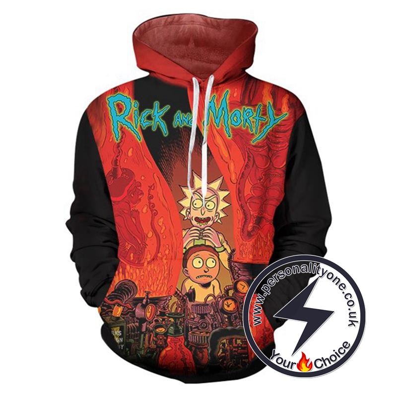 2020 Fashion Hip Hop Rick And Morty Hoodie