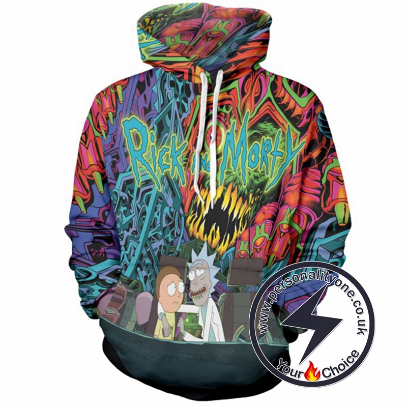 Best 3D R&M Unisex Hoodie