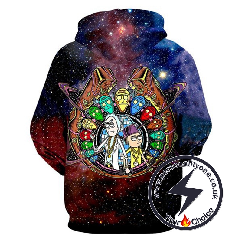 Galaxy Space Rick And Morty Hot Hoodie