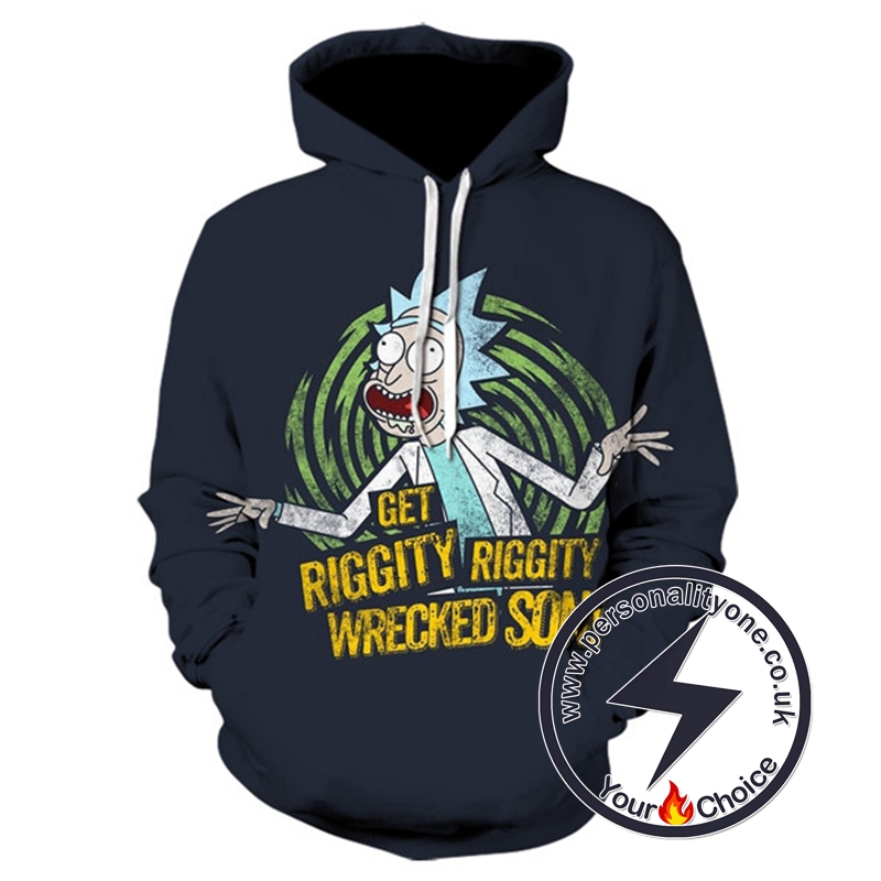 Get Rickety Wrecked Son Hoodie 3D Printed Hoodie