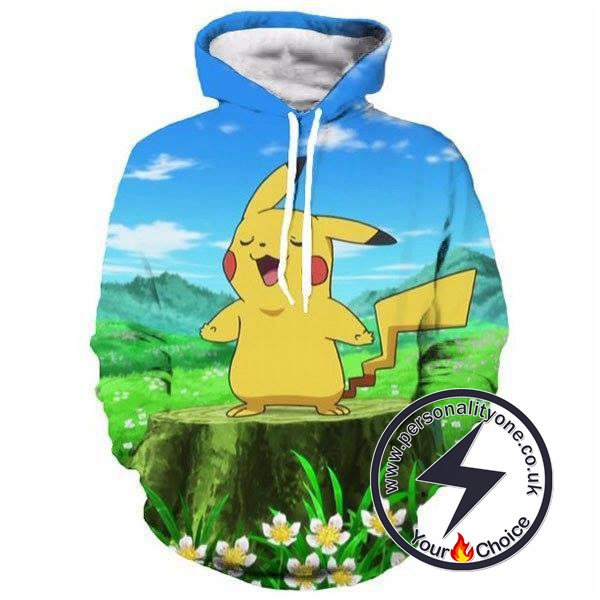 pikachu starry night hoodie