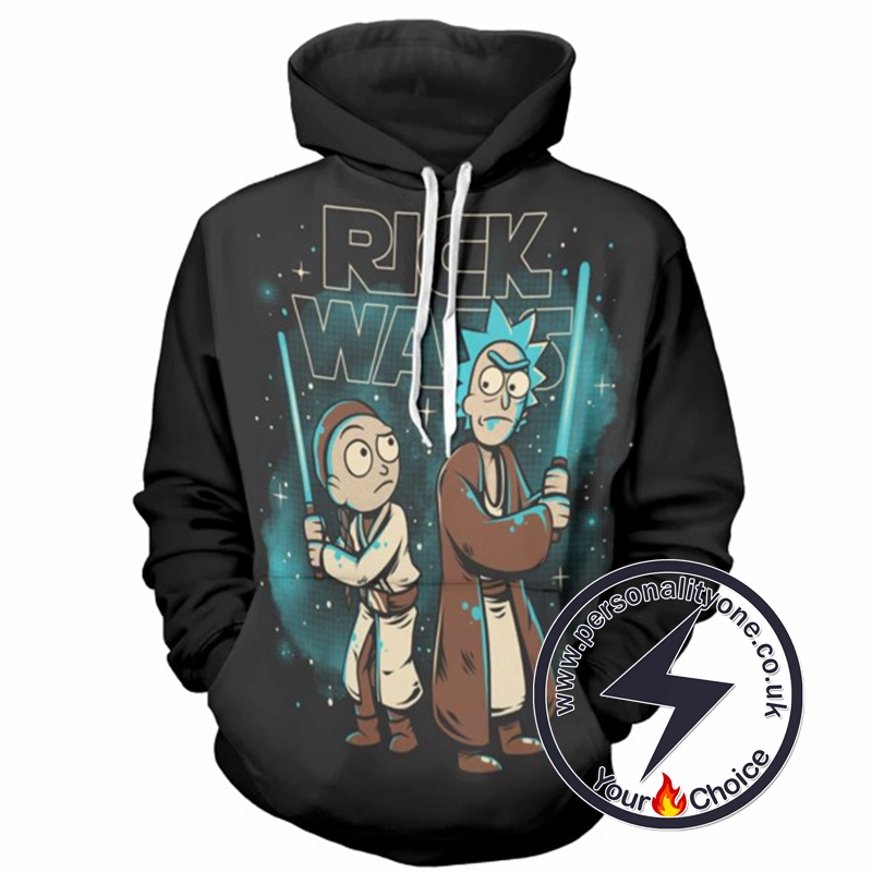 Starwars Rick & Morty Super Hot Hoodie