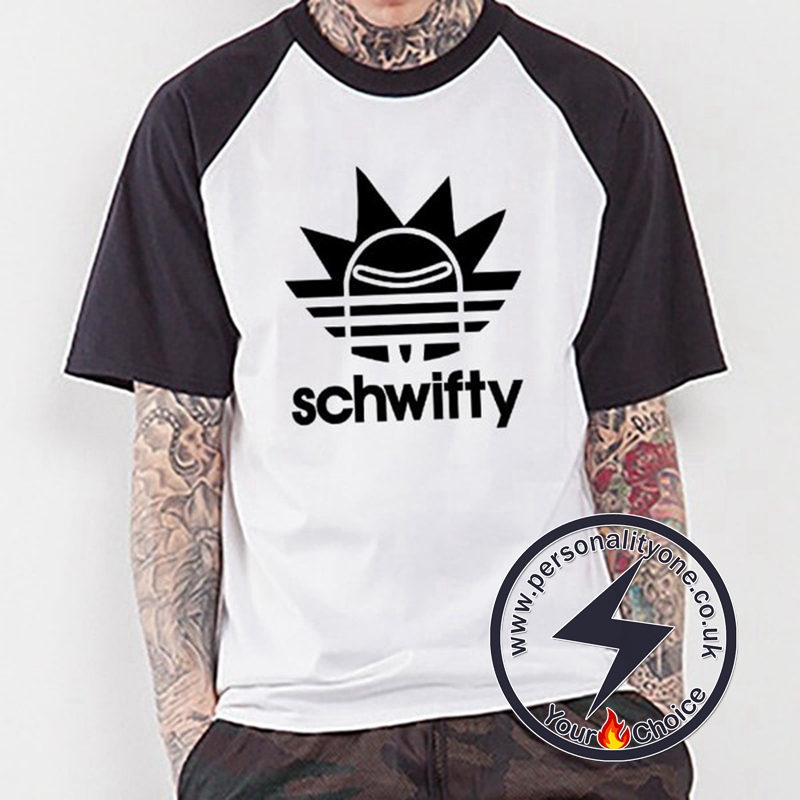 Black Rick Schwifty Raglan T-shirt