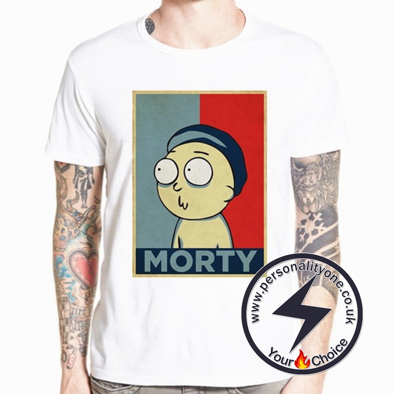 Blue & Red Morty T-shirt