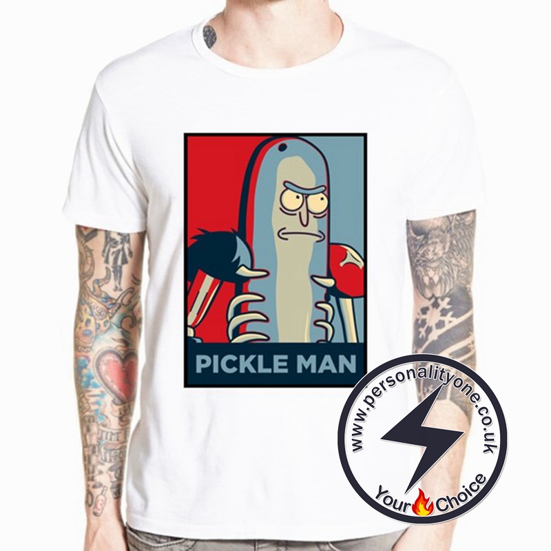 Blue & Red Pickle Man T-shirt