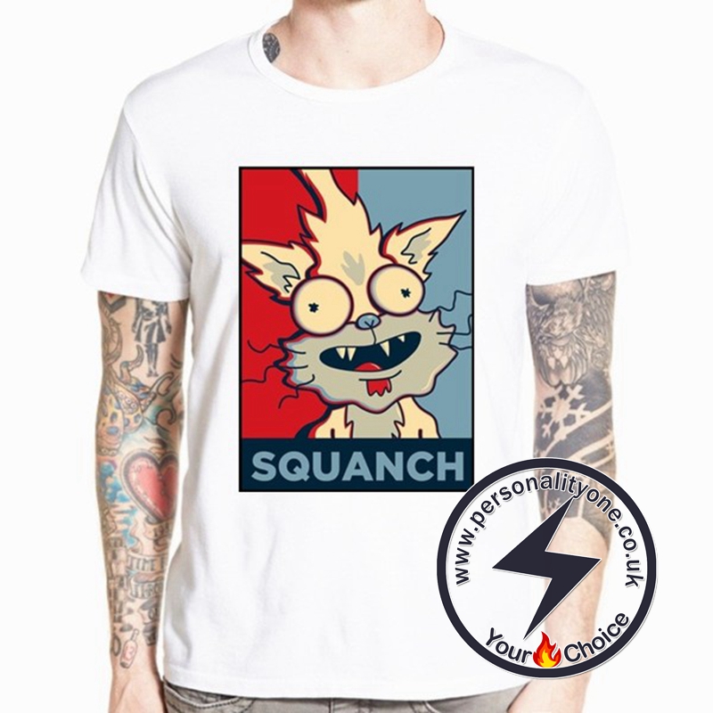 Blue & Red Squanch T-shirt