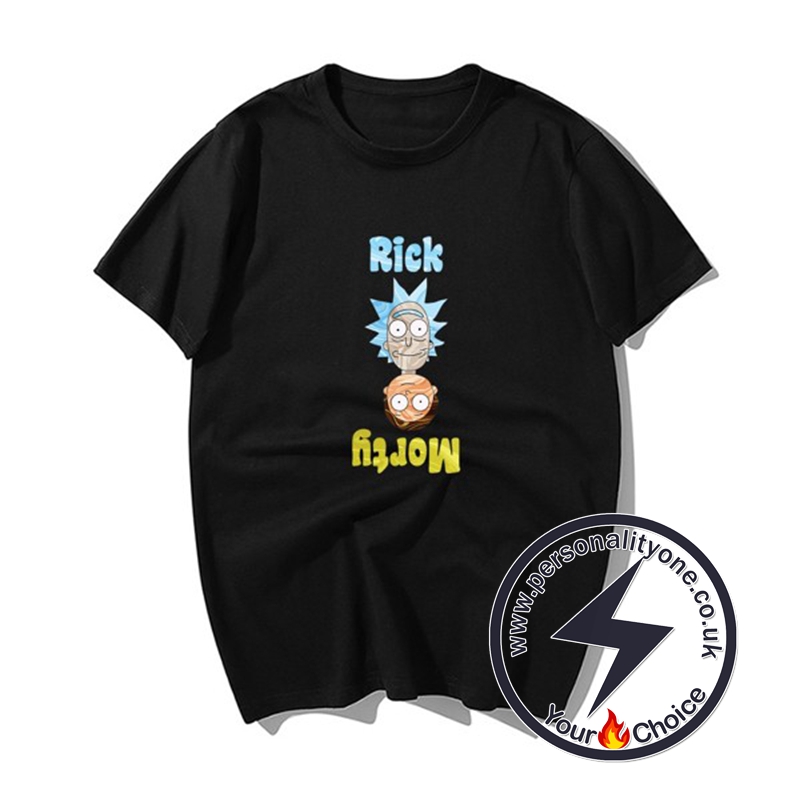 Cool RM Cartoon T-shirts black