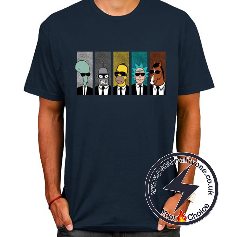 Hot Rick And Morty Cool T-shirt Navy blue