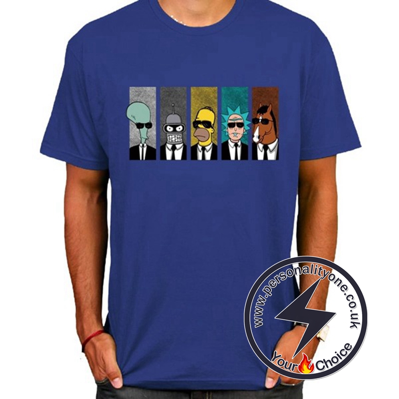 Hot Rick And Morty Cool T-shirt blue