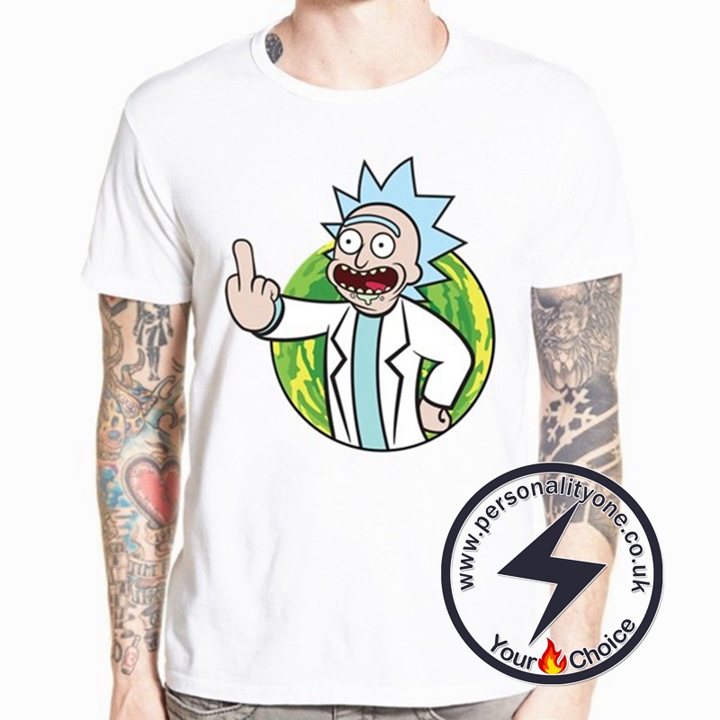 Midde Fingger Rick Casual T-shirt