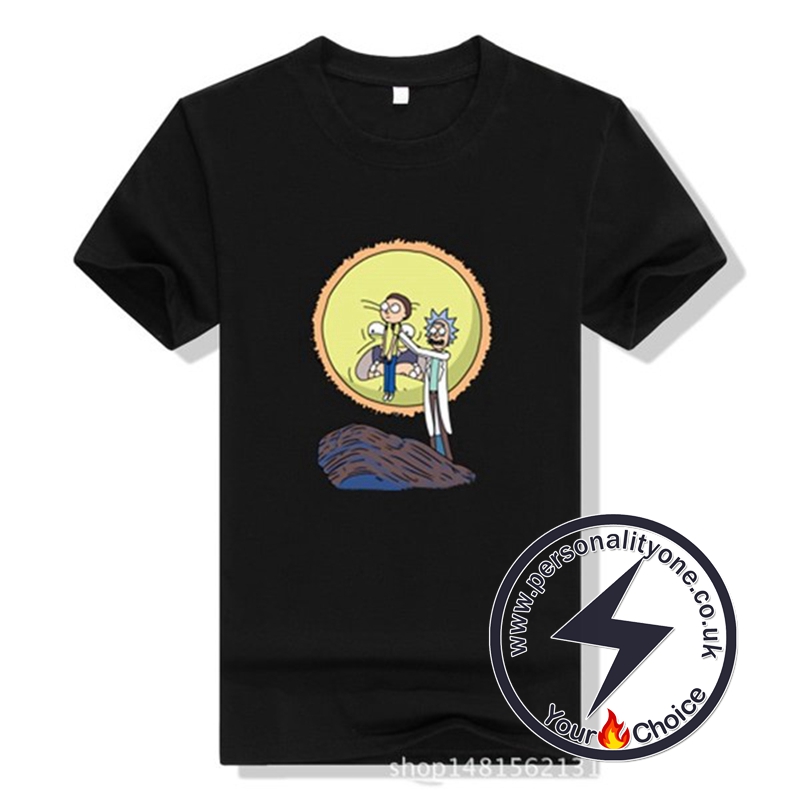 New Arrival Rick And Morty Men T-shirt black