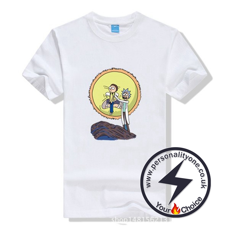 New Arrival Rick And Morty Men T-shirt white