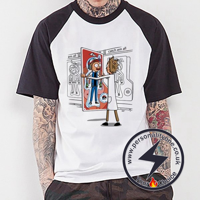 New Rick And Morty Raglan T-shirt