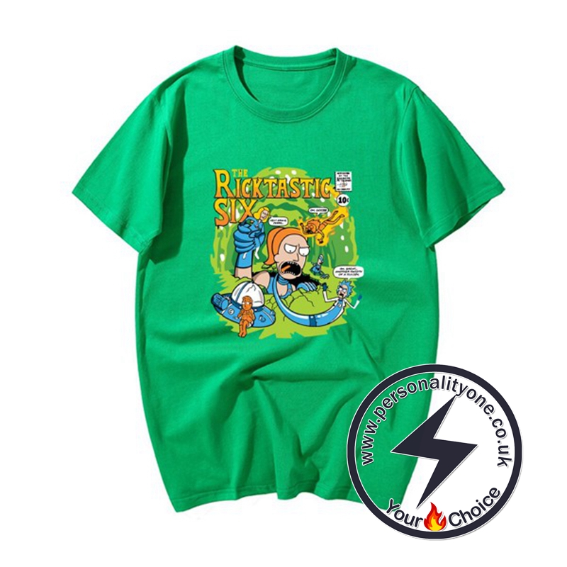 New Rick &Morty Super Cool T-shirts green