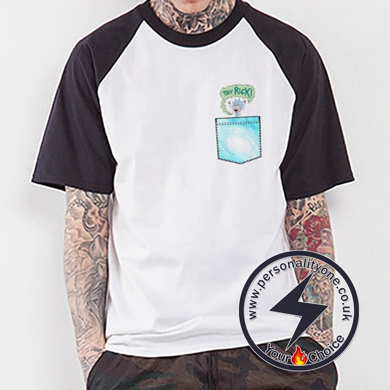 New Tiny Rick Raglan T-shirt