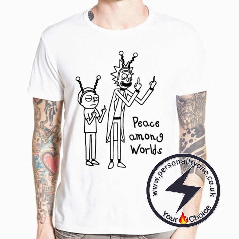 Rick And Morty Peace Among World Awesome T-shirt