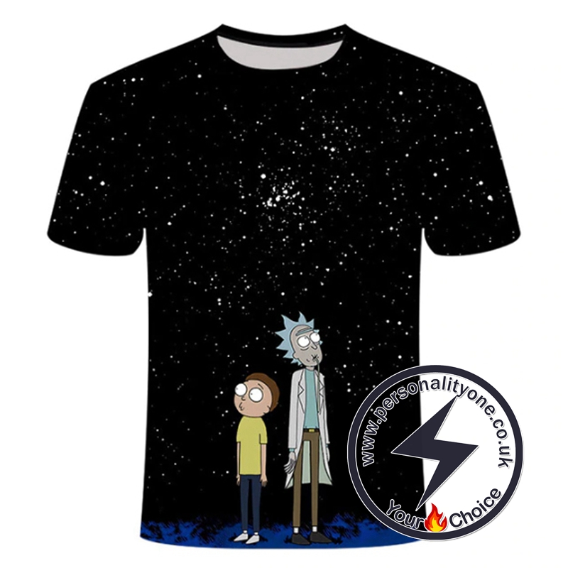 Rick And Morty Star Night 3D T-shirt