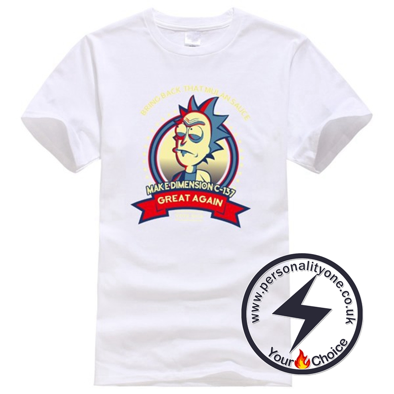 Rick and Morty T-shirt white