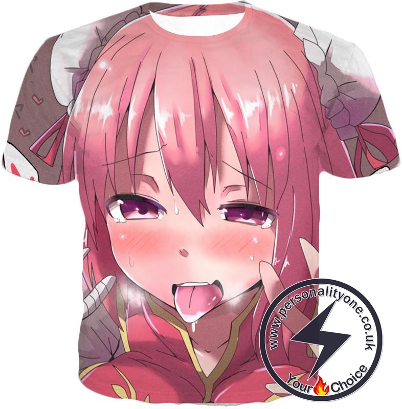 Ahegao T-Shirt TouHou Project Ibaraki Kasen