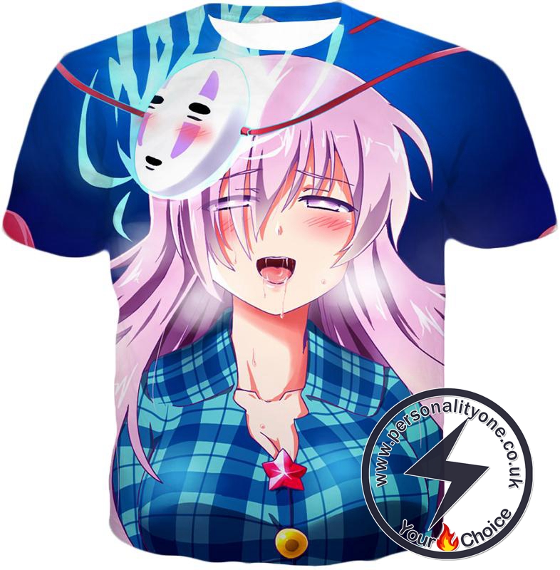 Ahegao T-Shirt Touhou Project HataNoKokoro