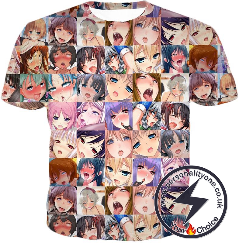 Ahegao T-Shirt in Color