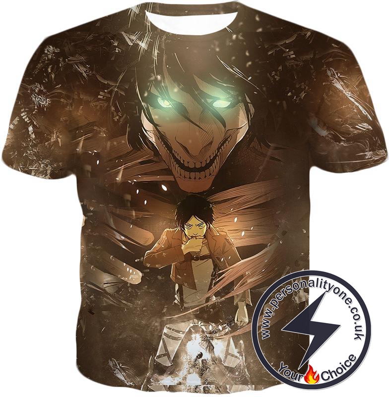 Attack on Titan Eren Yeager The Titan Dark T-Shirt