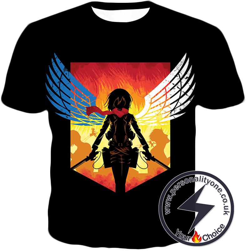 Attack on Titan Eren Yeager Vs Colossus Titan T-Shirt