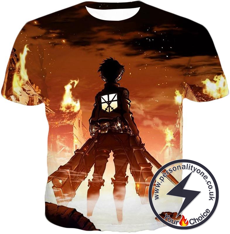 Attack on Titan Military Trainee Eren Yeager Cool T-Shirt