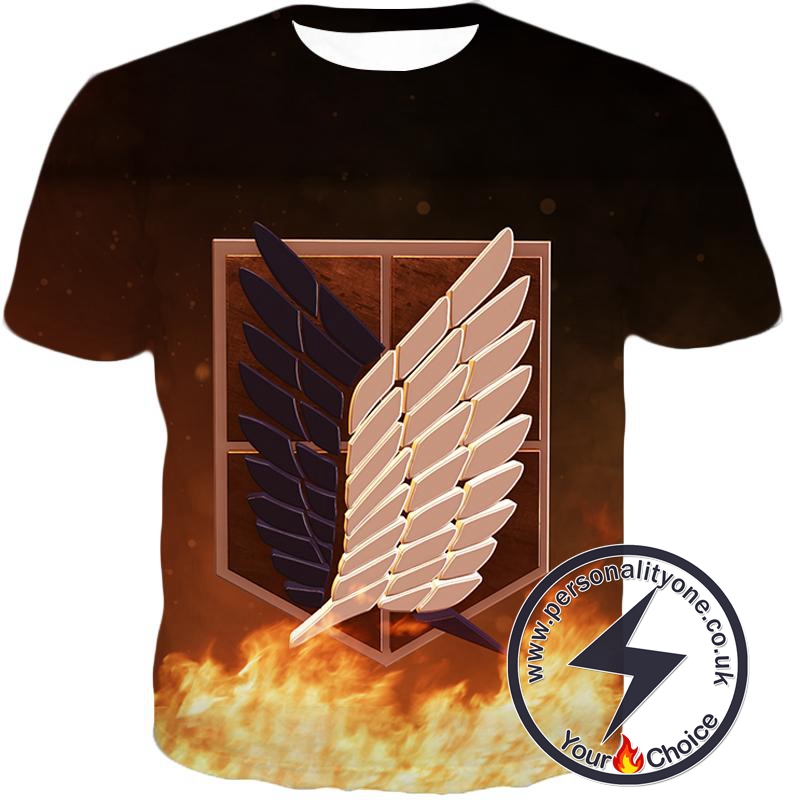 Attack on Titan The Brave Survey Corps Logo T-Shirt