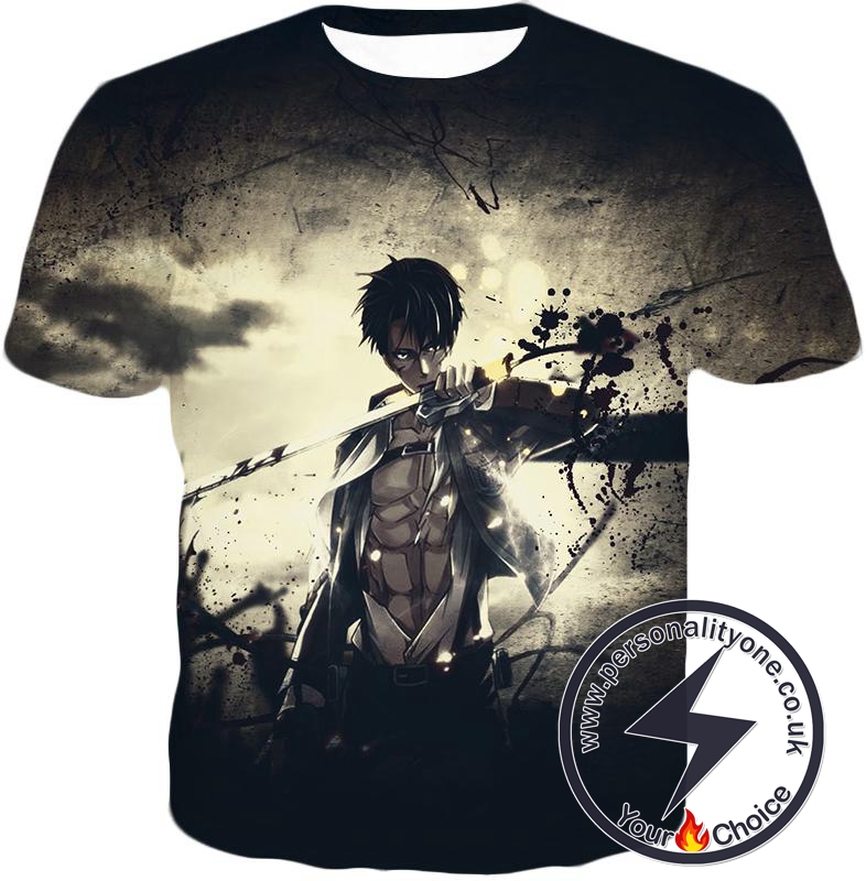 Attack on Titan The Survey Corps Wings of Freedom Blue T-Shirt