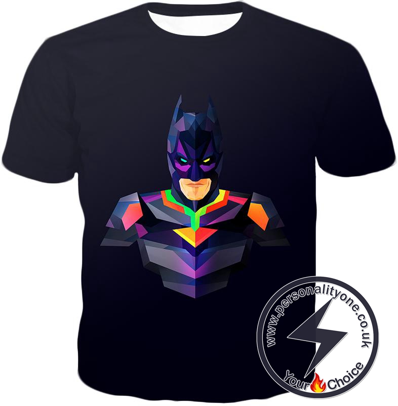 Batman Psychedelic Promo Cool Black T-Shirt