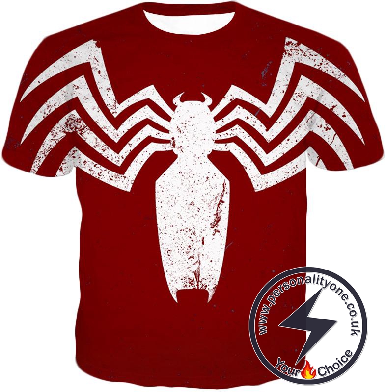 Cool Spiderman Logo Promo Red T-Shirt