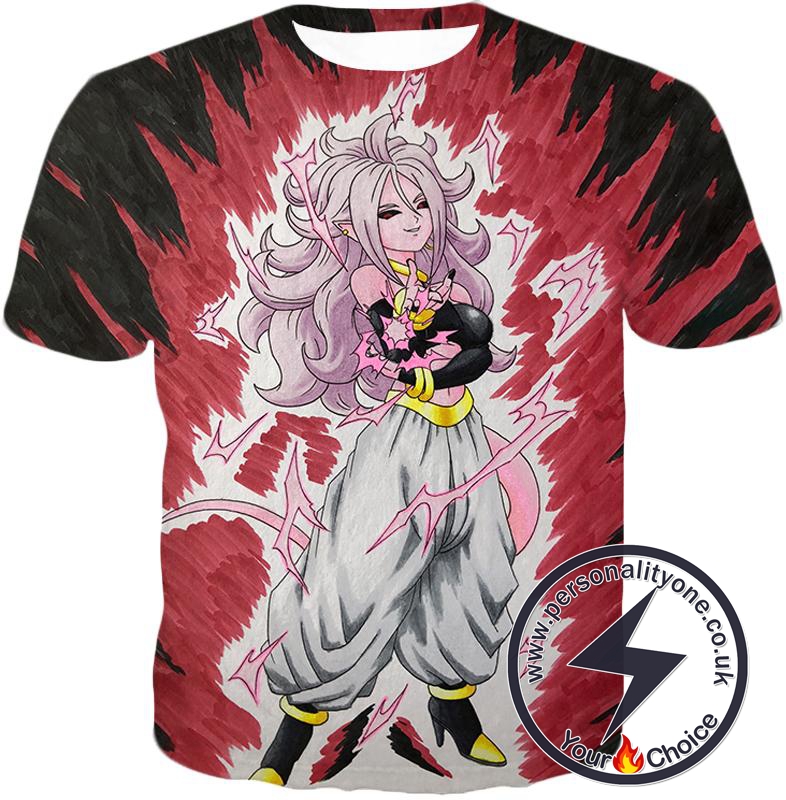 Dragon Ball Super Android 21 Ultimate Evil Form Cool Anime Promo Graphci T-Shirt