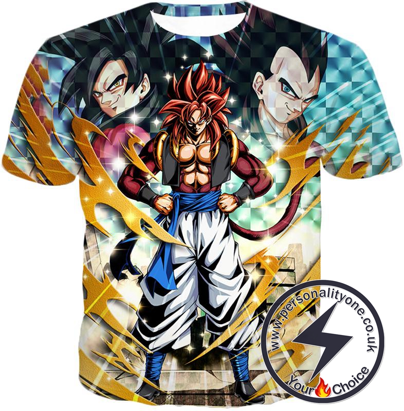 Dragon Ball Super Awesome Fusion Xeno Gogeta Cool Promo Anime Graphic T-Shirt